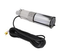 Sxhlseller Pompe Solaire Submersible pour Puits Profond 12 V 220 W, Débit de 1,2 M3/h, Pompe à Eau en Acier Inoxydable à Haute Levée de 30 M avec Cordon d'alimentation de 10 Mètres pour Ferme et