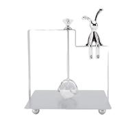 Sxhlseller Porte-serviettes carré Iron Art |Support à Mouchoirs Décoratif en Forme de Lapin, pour Maison, Bar, Hôtel, Conception de Poignée Unique, 5,31x5,31 Pouces (SILVER)