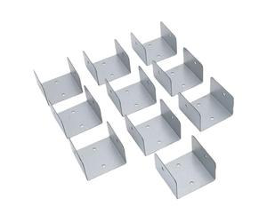 Sxhlseller Postes DE Bois Fastenners, Anti-vol Accessoires DE FIXAGE DE Tire (35 mm)