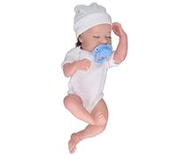 Sxhlseller Poupée bébé Fille de Simulation de 12 Pouces, Poupée Interactive en Silicone, Toucher Doux, sans Danger pour Les Jeux de Rôle des Nouveau-nés, avec des Membres Mobiles Réalistes pour Les