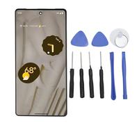 Sxhlseller pour Pixel 7 5G GVU6C GQML3 6,3 Pouces AMOLED Écran Tactile de Remplacement avec Fonction D'empreinte Digitale, Kit de Remplacement D'écran Entièrement assemblé avec Outils