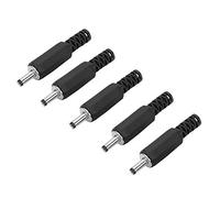 Sxhlseller Prise d'alimentation CC, Adaptateur de Connecteur Coaxial Mâle 1,3 Mm X 3,5 Mm, Ensemble de 5 Pièces avec Hi FI et Conception .1 Canaux, pour Petites Applications électroniques et de