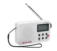 Sxhlseller Radio Portable AM FM SW, Petite Radio avec Prise D'écoute 3,5 Mm, Double Alimentation Numérique Dignet LCD Affichage Compact Radio d'urgence pour Les Voyages en Plein Air