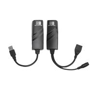 Sxhlseller Rallonge USB 100 M, Adaptateur Ethernet USB 2.0, Câble Réseau CAT5 CAT6 (Prise UE)