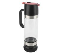 Sxhlseller Récipient à Miel en Verre Transparent avec Poignée, Distributeur de Sirop Résistant à la Chaleur pour Divers Liquides, capacité de 350ml (BLACK)