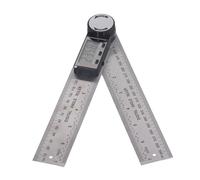 Sxhlseller Règle D'angle Numérique, Rapporteur électronique de Haute Précision pour la Construction et le Dessin, Alliage D'aluminium Robuste 0-200 Mm pour Charpentier, Maçon, Machines
