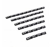 Sxhlseller Règle de Chaîne Segmentée pour RPG de Table |Outil de Mesure articulé Flexible pour les Coins des Courbes, Accessoire de Jeu de société à échelle de Grille Standard de 1 Pouce