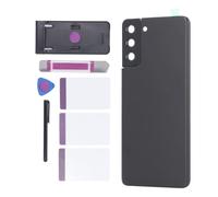 Sxhlseller S21 Plus Coque Arrière en Verre avec Support pour Stylet et | Remplacement de la porte arrière, objectif de caméra et adhésif pré-installés, testé par un technicien, réparation DIY pour