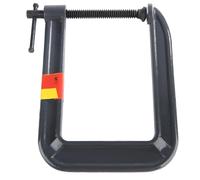 Sxhlseller Serre-joint en G Robuste pour Travail du Bois, Ouverture de | Dispositif de serrage de menuiserie en acier forgé, traité thermiquement, fixation facile, profondeur 185 mm, pour projets