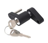 Sxhlseller Serrure de Coupleur de Langue de Remorque, Serrure de Coupleur Universelle, de, Antivol avec Conception de Cadenas à Broche 1/4 Po, pour Boîte à Outils de Camions RV (Black)