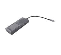 Sxhlseller Station d'accueil Hub USB C 8 en 1 avec Interface Multimédia 4K HD, Alimentation 100 W et Port Ethernet RJ45 pour Ordinateurs Portables avec Vitesse de Transfert de Données de Type C