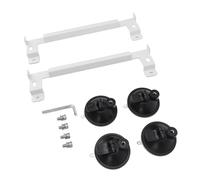 Sxhlseller Support à Ventouse de Voiture pour Mini Antenne Parabolique, Kit Solide de 4 Tasses pour Installation de Fenêtre de Véhicule et de Toit Ouvrant en ABS et Métal pour Camping-Cars, Bateaux