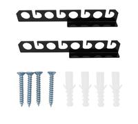 Sxhlseller Support de Canne à Pêche pour Mur ou Plafond de Garage, Support de Rangement en Acrylique pour 8 Cannes à Pêche, Bâtons de Randonnée et Bâtons de Hockey avec Design à Rainures Profondes