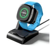 Sxhlseller Support de Chargeur de Montre, Station de Chargement Antidérapante avec Charge Magnétique Forte et Sûre, Large compatibilité pour PixelWatch, Ace LTE, Sense, Sense 2, Versa 3, 4