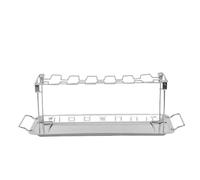 Sxhlseller Support de Cuisse de Poulet en Acier Inoxydable, Pliable et