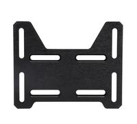 Sxhlseller Support de Montage de Support de Moteur Réglable avec (BLACK) | Plaque de montage fendue pour mini vélo, Go Kart, Doodle Bug DB30, Coleman 100, moteur 212