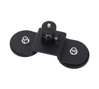 Sxhlseller Support de Montage Magnétique pour Mini Plat, Forte Adsorption, Solution Permettant de Gagner de l'espace pour Voiture, Camping-Car, Bateau, Fer ABS Argent