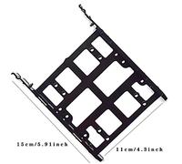 Sxhlseller Support de Montage SSD, Ensemble d'outils de Rail de Traction pour Disque Dur de 3,5 Pouces, Support d'adaptateur HDD/SSD en Plastique pour Disques de 2,5 à 3, Pouces, Installation Facile