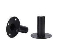 Sxhlseller Support de Poteau D'armoire de Haut-Parleur 2 Pièces pour Haut-parleurs PA DJ, Support en Fer Robuste 110x110x100mm, Supérieur de de -Parleur pour Scène,