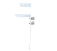 Sxhlseller Support GPU Compact et Réglable |Support de Carte Graphique Anti-affaissement pour Boîtier PC en Verre trempé, en Acier Blanc 6-125 Mm (WHITE)