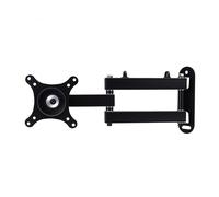 Sxhlseller Support Mural TV Orientable, Rotation 360° pour Téléviseurs | Bras à ressort à gaz, conception rétractable, acier robuste, avec inclinaison et pivotement pour la maison