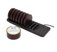 Sxhlseller Système D'appel sans Fil 1 Hôte 10 Téléavertisseurs, Système de Téléavertisseur de Restaurant étanche à Transmission de Charge de 300 M, Téléavertisseurs de Restaurant pour (Prise UE)
