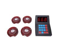 Sxhlseller Système de Téléavertisseur sans Fil, 20 Téléavertisseurs, | Système de Sonnerie de Restaurant, Boîtier ABS, Fonctionnement 433,92 MHz, Batterie Li Rechargeable, Aires de Restauration,