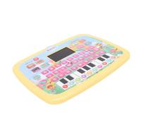 Sxhlseller Tablette d'apprentissage pour Enfants, Dispositif éducatif Portable pour Enfants avec écran LED Vibrant pour Un Apprentissage Amusant n'importe où (Yellow)