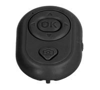Sxhlseller Télécommande Bluetooth pour Téléphone et Appareil Photo, Tourne-Page et Déclencheur Rechargeable pour TikTok, Lecture, Photos, Vidéos, Selfies (Black)