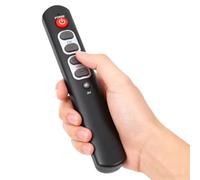 Sxhlseller Télécommande Universelle d'apprentissage IR avec 6 Gros Boutons, Contrôleur Intelligent Programmable pour TV STB DVD HiFi VCR, Installation Facile, Longue Portée 10 M,