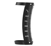 Sxhlseller Télécommande Universelle sans Fil avec Bouton de Volant pour Lecteurs DVD, Fonctions Personnalisables pour Une Meilleure sécurité de Conduite, Matériau ABS + PU pour Lecteurs DVD