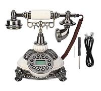 Sxhlseller Téléphone Fixe Antique Vintage, avec écran LCD, Téléphone de Bureau Rétro DTMF, avec Recomposition à Un Bouton et Enregistrements D'appels, pour Le Bureau à Domicile