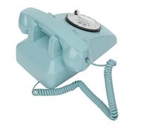 Sxhlseller Téléphone Fixe Rétro des Années 1960 avec Sonnerie Mécanique, Haut-Parleur et Recomposition - Téléphone de Bureau Filaire Vintage pour Décoration de Bureau à Domicile, Style Classique