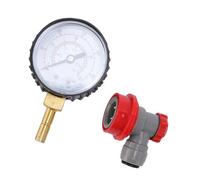 Sxhlseller Testeur de Pression de Fût de Bière 0-40psi |Détecteur de Fuite Rapide avec Cadran à Bille, pour équipement de Brassage à Domicile, en Acier Inoxydable