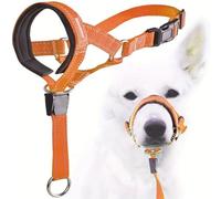 Sxhlseller Tête de Chien Licol sans Traction, Licol rembourré, Laisse et | Sangle de muselière Gentle Leader, guide de marche anti-étranglement, contrôle des grandes races et randonnée en plein air