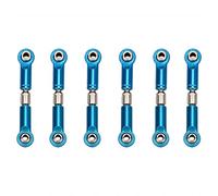 Sxhlseller Tige de Liaison de Direction Rc, Ensemble de Tiges de Liaison de Direction en Métal, Haute Précision, Installation Facile et Retrait, avec Ajustement 1 18 Modèle de Voiture Rc, pour