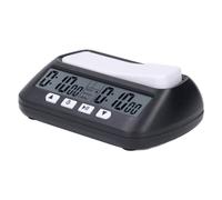 Sxhlseller Timer des échecs Numériques, Fonctionnement de Mouvement Portable de la Fonction de Retard d'échecs (Black)