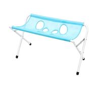 Sxhlseller Toilettage Hamac avec Support pour Petits Chiens et Chats Soin | Cadre en acier inoxydable, écharpe multi-trous, coupe des ongles canins, Station de bain félin, retenue anti-rayures