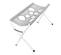 Sxhlseller Toilettage Hamac avec Support pour Petits Chiens et Chats Soin | Cadre en acier inoxydable, écharpe multi-trous, coupe des ongles canins, Station de bain félin, retenue anti-rayures