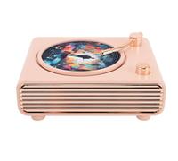 Sxhlseller Tourne-Disque Bluetooth Rétro avec Haut-Parleur, Son 360° avec