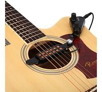 Sxhlseller Transducteur avec kit d'accordeur de tonalité de Volume, Micro de Guitare avec connecteur Micro de Guitare à Fonctionnement Simple adapté à la Guitare Acoustique