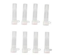 Sxhlseller Tubes de Microcentrifugeuse 1,5 Ml, 500 Pièces Contenants à Couvercle en Polypropylène Transparent pour la Biologie Moléculaire, l'extraction d'ADN et la Recherche en Chimie (Fond plat)