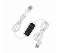 Sxhlseller USB Haute Vitesse PC vers PC Lien de Synchronisation en Ligne Transfert de Fichiers de Données Câble Direct Copie Facile Entre 2 Ordinateurs avec Exécution Automatique et