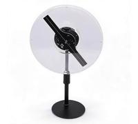 Sxhlseller Ventilateur D'hologramme 3D 1024 X 266 avec 8 Go de Mémoire, écran de Projecteur Holographique LED WiFi, PC ABS 16 W pour Exposition de Centre Commercial de Magasin Publicitaire (Prise UE)