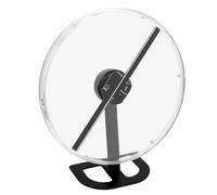 Sxhlseller Ventilateur D'hologramme 3D, Projecteur Holographique LED HD 12,6 Pouces avec Couvercle de Protection Transparent et Contrôle PC Mobile, pour L'affichage Publicitaire dans Les (Prise UE)