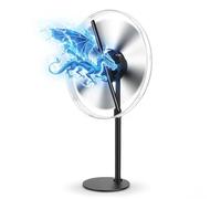 Sxhlseller Ventilateur Publicitaire Hologramme 3D 12,5 Pouces, écran Hologramme LED 1024 X 234 avec Télécommande WiFi PC, Carte 16 Go Incluse pour Vitrine et Marketing événementiel (Prise UE)