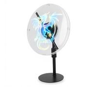Sxhlseller Ventilateur Publicitaire Hologramme 3D, écran LED 230 Mm avec Contrôle WiFi/PC/Application, Résolution 1024 X 234 pour Vitrine, Exposition et Marketing événementiel (Prise UE)