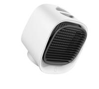 Sxhlseller Ventilateur Refroidisseur D'air par évaporation avec Veilleuse LED Colorée, Climatiseur de Bureau Portable alimenté par USB pour Chambre à Coucher, Camping-car, Matériau ABS