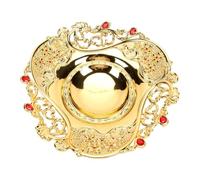 Sxhlseller Vintage Decorative Fruit Tray with Gold Plated Finish