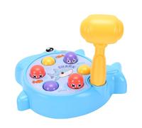 Sxhlseller Whack A Mole Game pour Les Tout-Petits, Jouet éducatif Interactif pour Enfants, Apprentissage Précoce, Liaison Parent-Enfant, Jeu de Cerveau de Bureau, Matériau Sûr, Plastique (Blue)